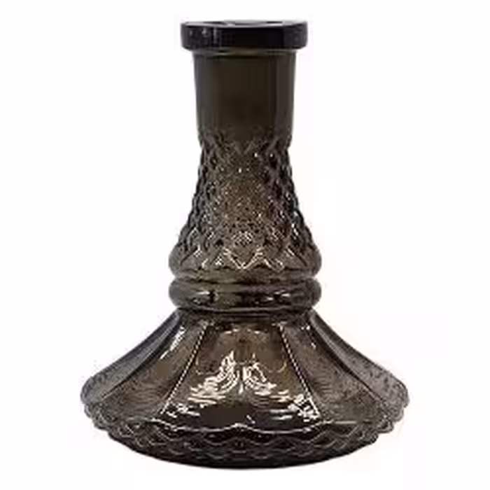 شیشه قلیان خورشیدی مشکی کوچک