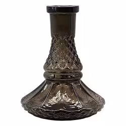 شیشه قلیان خورشیدی مشکی کوچک