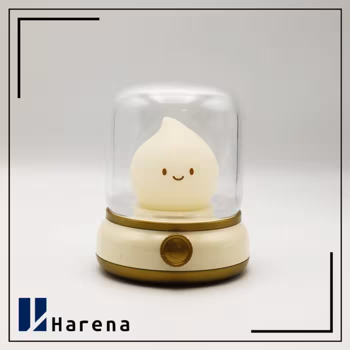 چراغ خواب سیلیکونی شعله