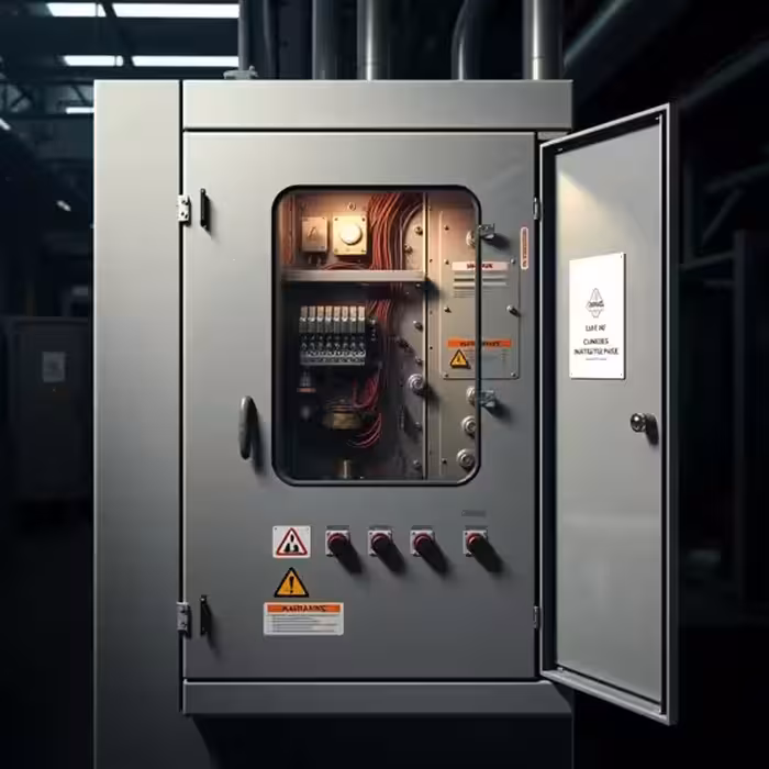 تابلو برق صنعتی در ابعاد 30 در 40