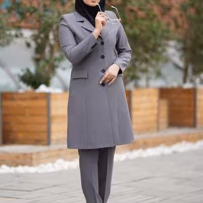 ست مانتو شلوار اداری مدل نیکی
