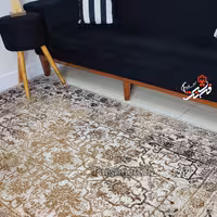 فرش ماشینی ساوین طرح بهار کرم سایز 1.5 در 2.25 (موجودی بگیرید)