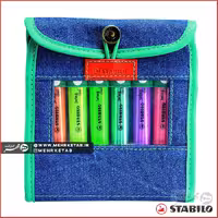 هایلایتر ست جین 6 رنگ استابیلو Stabilo Swing Cool Jean Set