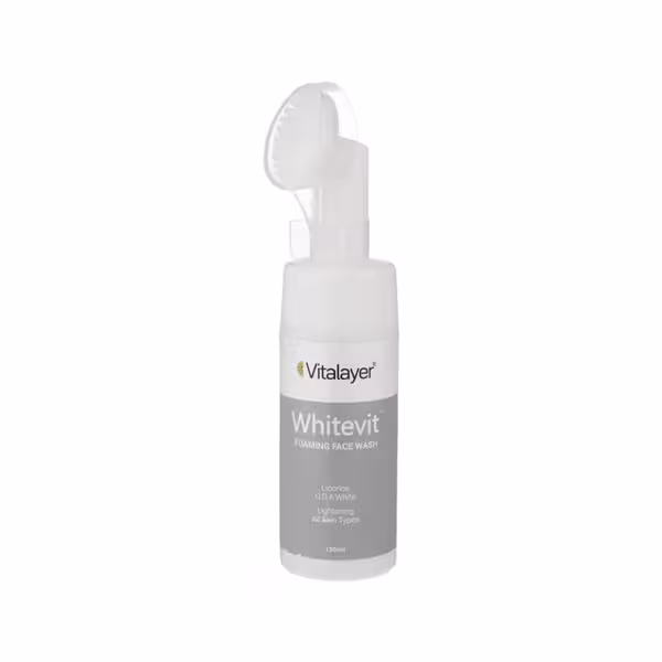 فوم شستشوی صورت ویتالیر مدل وایت ویت 150 میلی لیتر | Vitalayer Whitevit Face Foaming Wash 150 ml