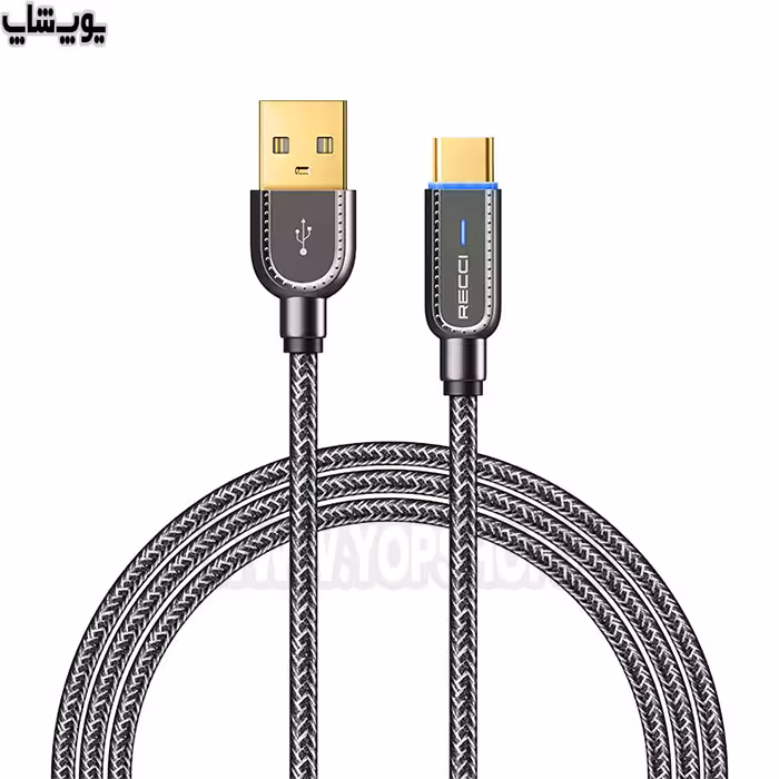 کابل شارژ USB به تایپ C رسی مدل RS02C
