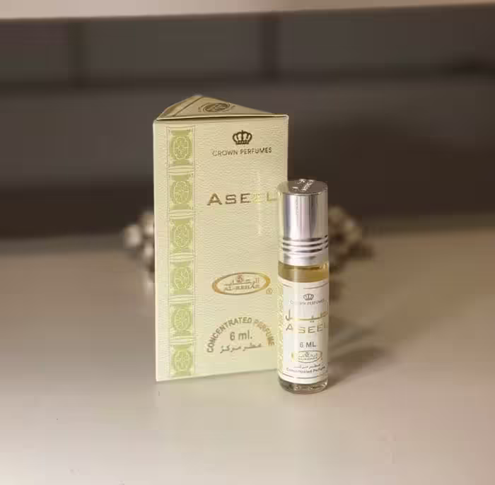 عطر روغنی جیبی اصیل برند الرحاب ساخت کشور امارات 6ml