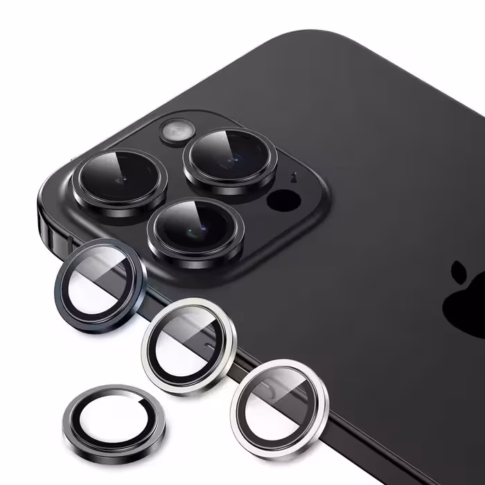 محافظ لنز دوربین رینگی گرین لاین آیفون 15 پرو و 15 پرو مکس Green Lion HD Plus iPhone 15 Pro/15 Pro Max