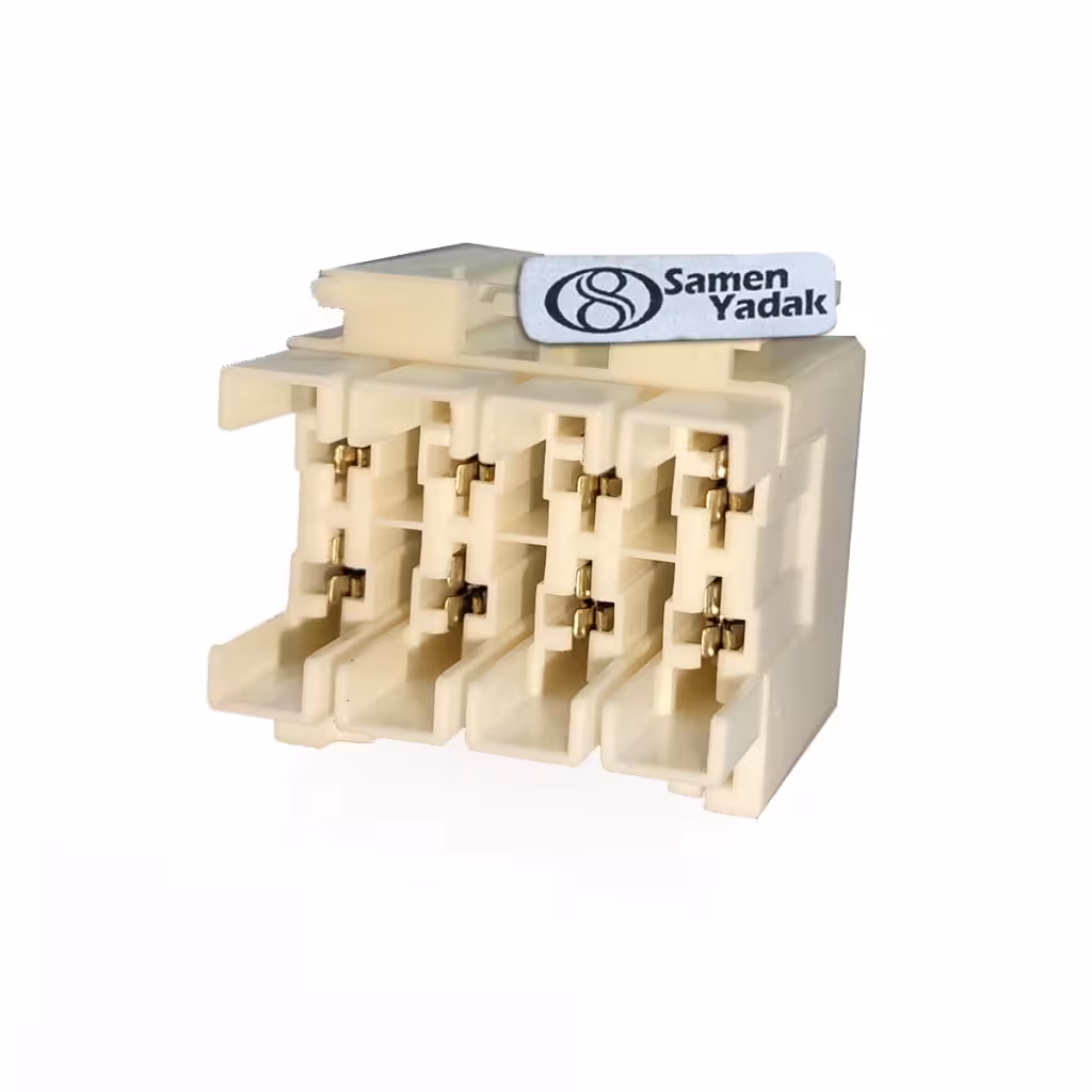 سوکت پایه فیوز جعبه فیوز داخل موتور 206، رانا و 207  (سفید)