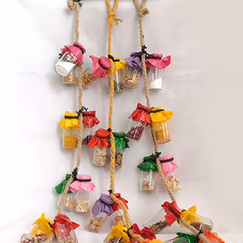 آویز دکوری و تزئیناتی حبوبات برای آشپزخانه هایتان