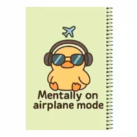 دفتر مشق 80 برگ اس جی مدل جوجه و هدفون