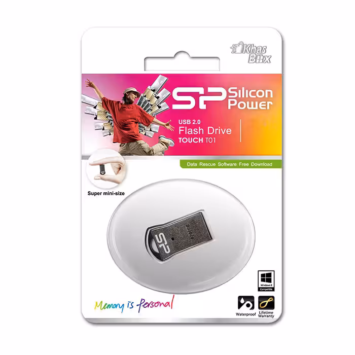 فلش سیلیکون پاور Touch T01 ظرفیت 32 گیگابایت