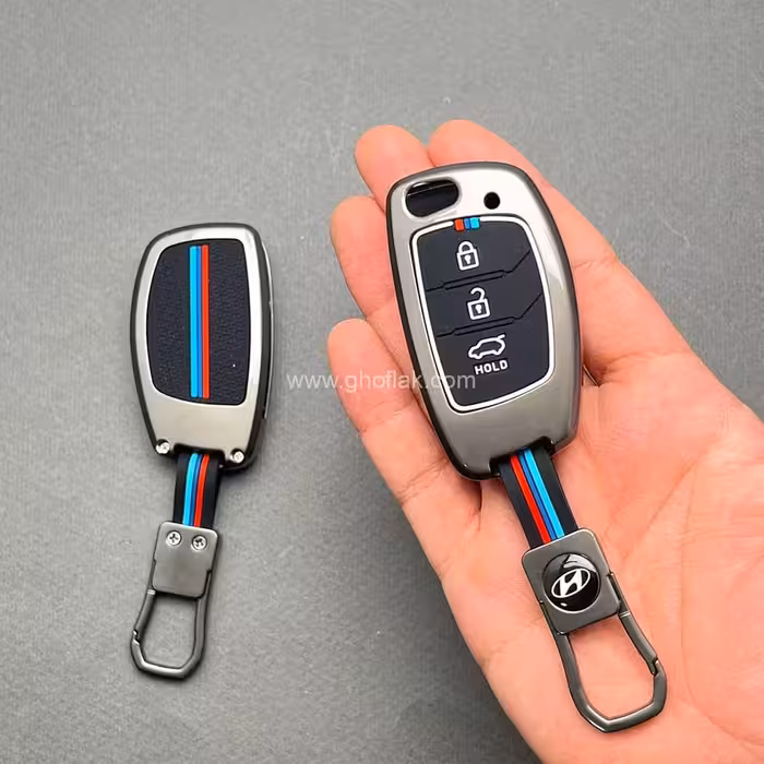 کاور ریموت هیوندایی توسان کلید تاشو دور فلزی