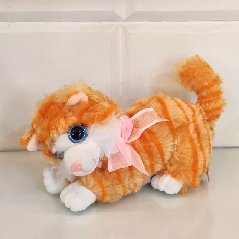 عروسک گربه نارنجی