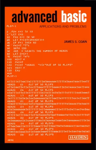 خرید و دانلود نسخه کامل کتاب Advanced BASIC. Applications and Problems