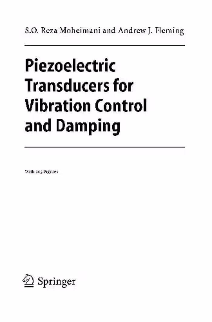 خرید و دانلود نسخه کامل کتاب Piezoelectric Transducers for Vibration Control &amp; Damping