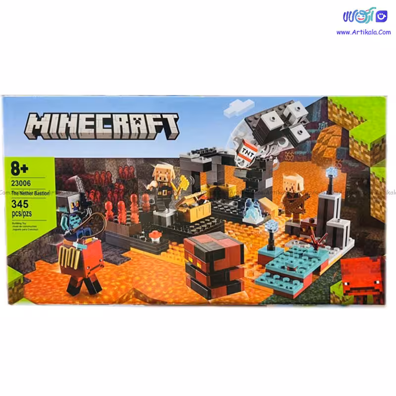 لگو 345 قطعه ماینکرفت مدل نابودی جهنم کد 23006