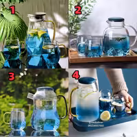 انواع سرویس پارچ و لیوان ترک