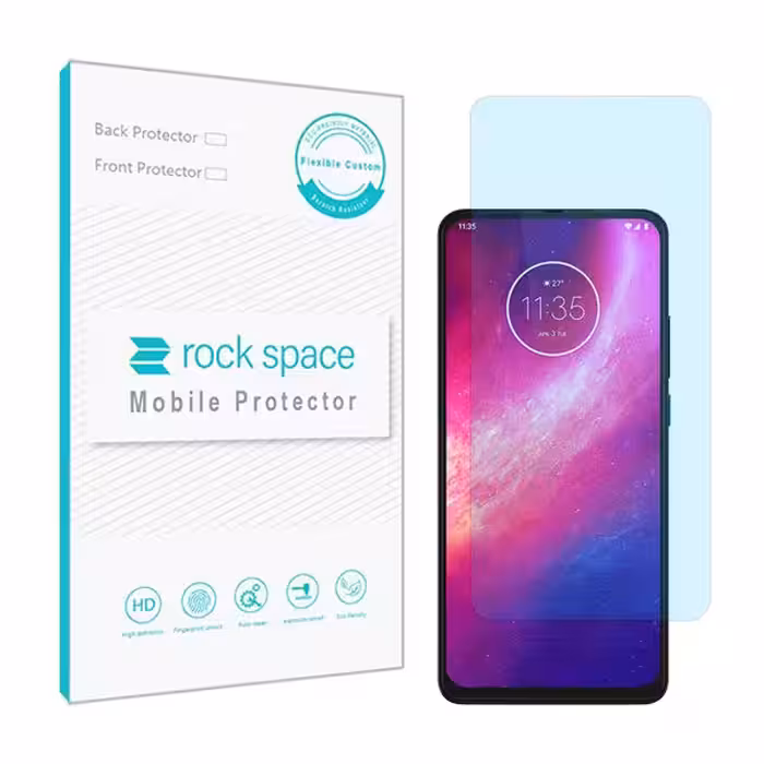 گلس موتورولا One Hyper مدل هیدروژل آنتی بلو برند راک اسپیس کد S