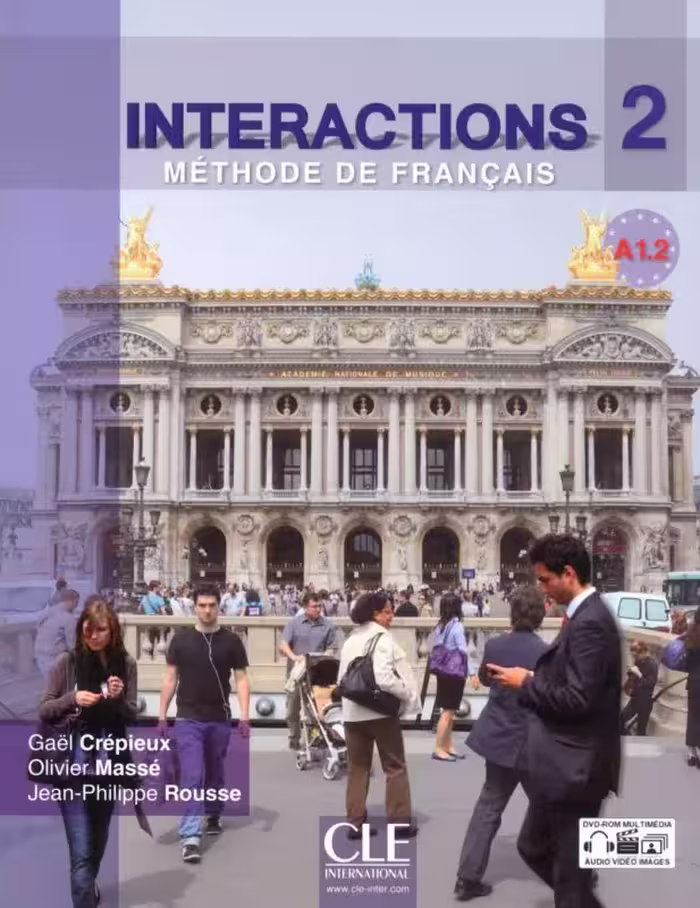 کتاب زبان فرانسوی اینتراکشنز Interactions 2 – Niveau A1.2 – Livre de l’élève