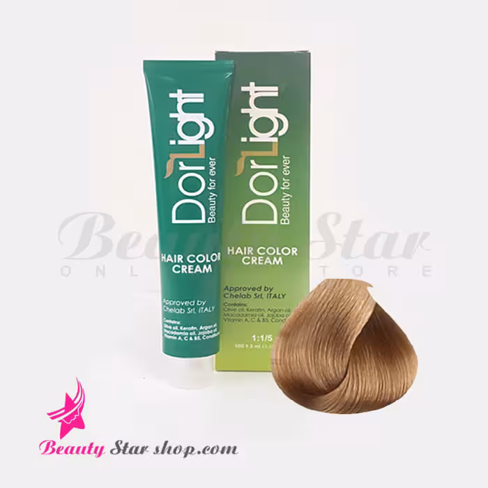 رنگ مو بلوند بژ نسکافه ای روشن دورلایت شماره 8.32 حجم 100 ميلی لیتر