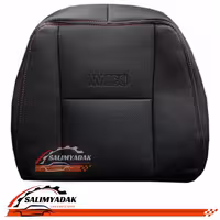 روکش صندلی آمیکو آسنا دنده  چرم رنگ مشکی دوخت مارون