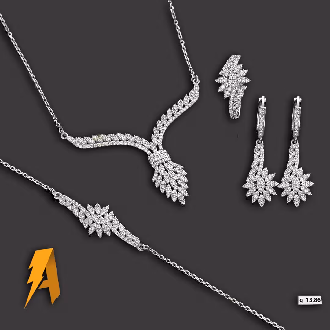 سرویس نقره برلیان با کد 11325