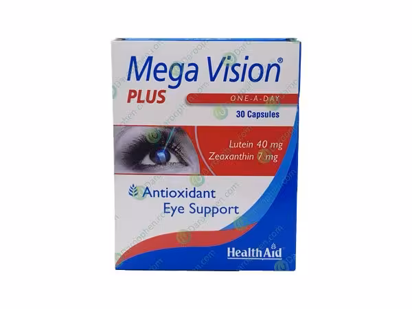 کپسول مگا ویژن پلاس هلث اید 30 عدد – Health Aid Mega Vision Plus 30 Capsules