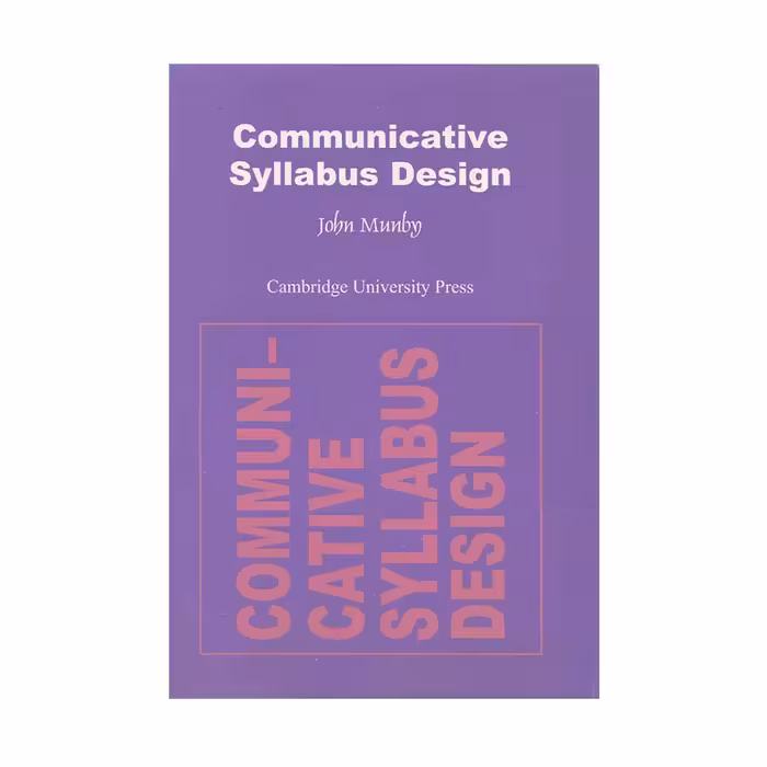 کتاب آموزش تلفظ و آوا شناسی زبان Communicative Syllabus Design