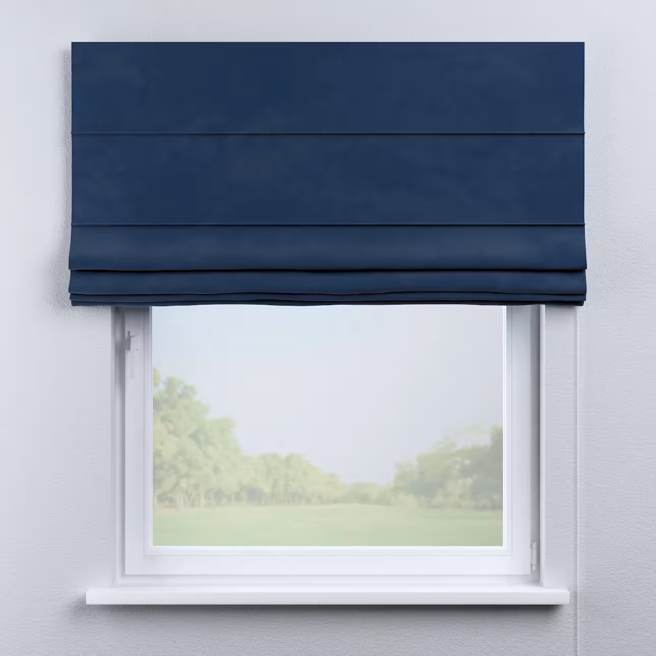 پرده رومن سرمه‌ای