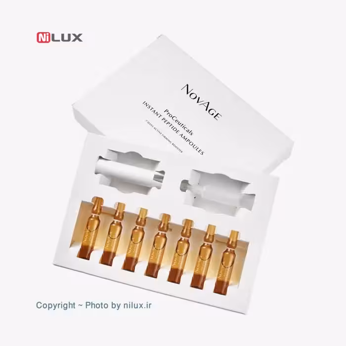 آمپول غیرتزریقی لیفت فوری اوریف لیم سری Novage مدل Peptide بسته 7 عددی