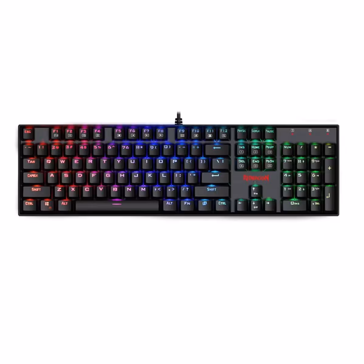 کیبورد گیمینگ ردراگون Redragon K551 Mitra RGB Blue Switch