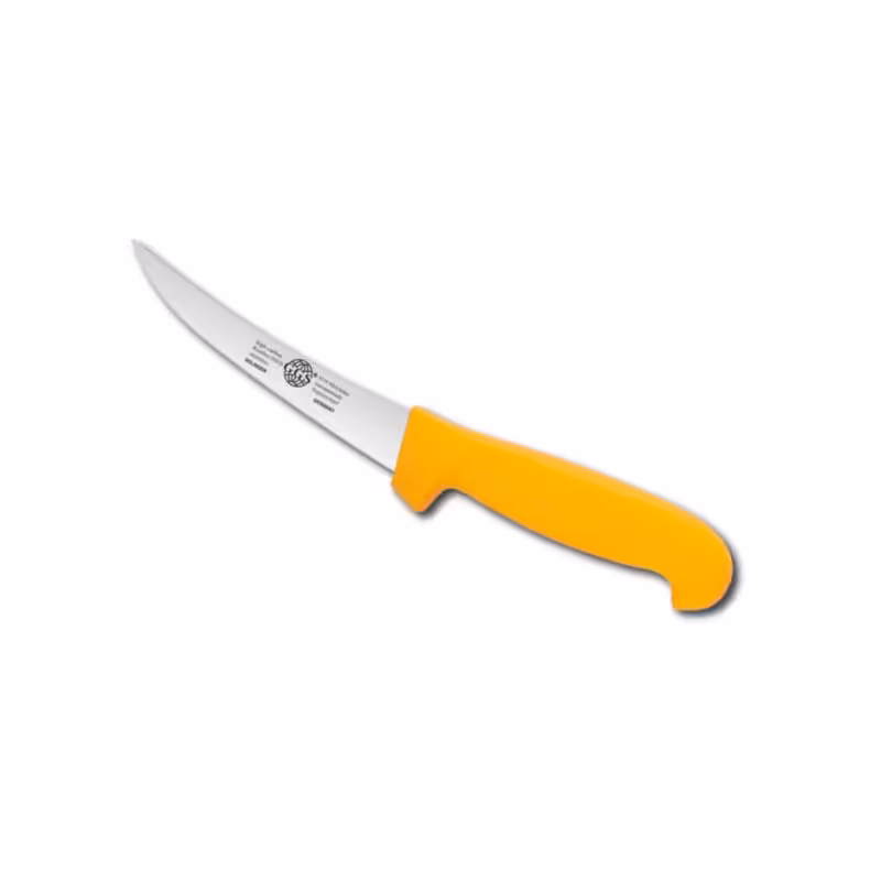 چاقو آشپزخانه خمیده سولینگن مدل G097-07P | تیغه فولاد ضدزنگ 13 سانتیمتر | دسته زرد ارگونومیک | مناسب کارهای ظریف آشپزی