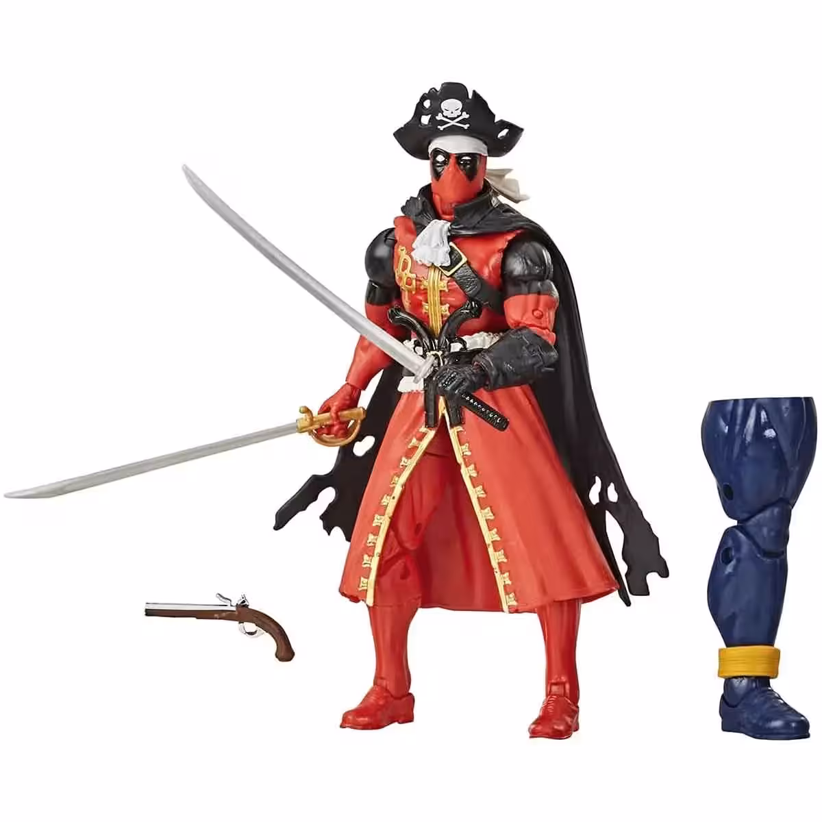 اکشن فیگور ددپول دزد دریایی مارول سری Deadpool Marvel Legends Pirate برند هاسبرو