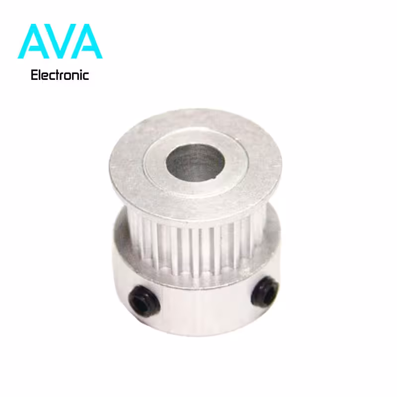 پولی 16 دندانه GT2 مخصوص پرینتر سه بعدی شفت 5 میلیمتری