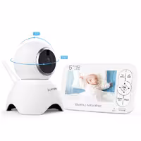 دوربین کودک، دوربین فیلمبرداری کودک BOIFUN با صفحه نمایش 5 اینچی 1280x720P HD باتری قابل شارژ یک روز مهلت تست و سه روز ضمانت مرجوعی جهت مشکل فنی. این محصول دارای خط و خش می باشد- تهران فوری