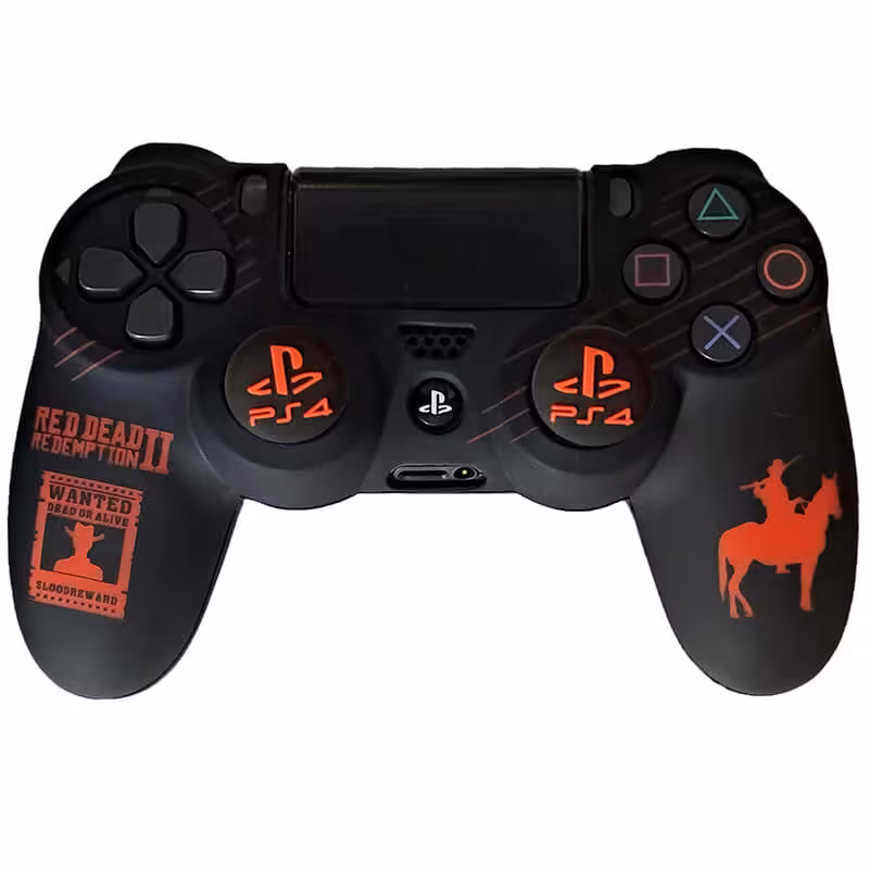 روکش دسته PS4 طرح red dead