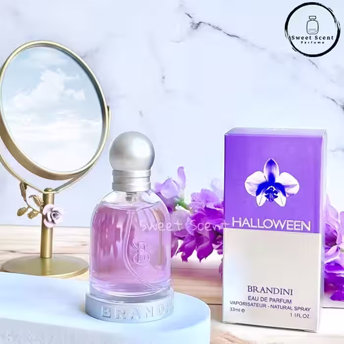 عطر ادکلن مینی هالووین بنفش زنانه برندینی | Halloween women Brandini حجم 33 میل
