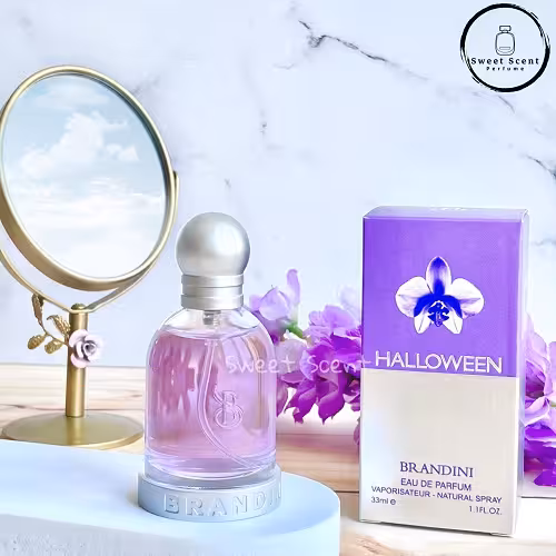 عطر ادکلن مینی هالووین بنفش زنانه برندینی | Halloween women Brandini حجم 33 میل