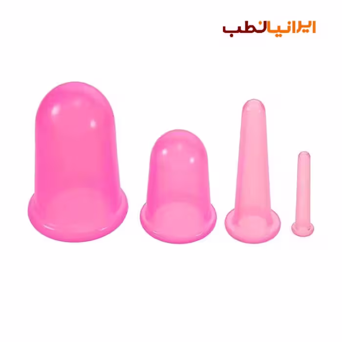 کاپ بادکش سیلیکونی صورت و بدن 4 عددی