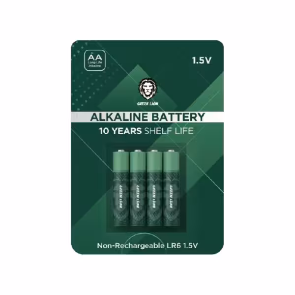 پک 4 عددی باتری قلمی آلکالاین گرین لاین 2700 میلی آمپر