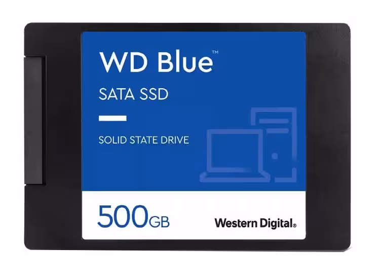 حافظه SSD وسترن دیجیتال مدل آبی Blue ظرفیت 500 گیگابایت
