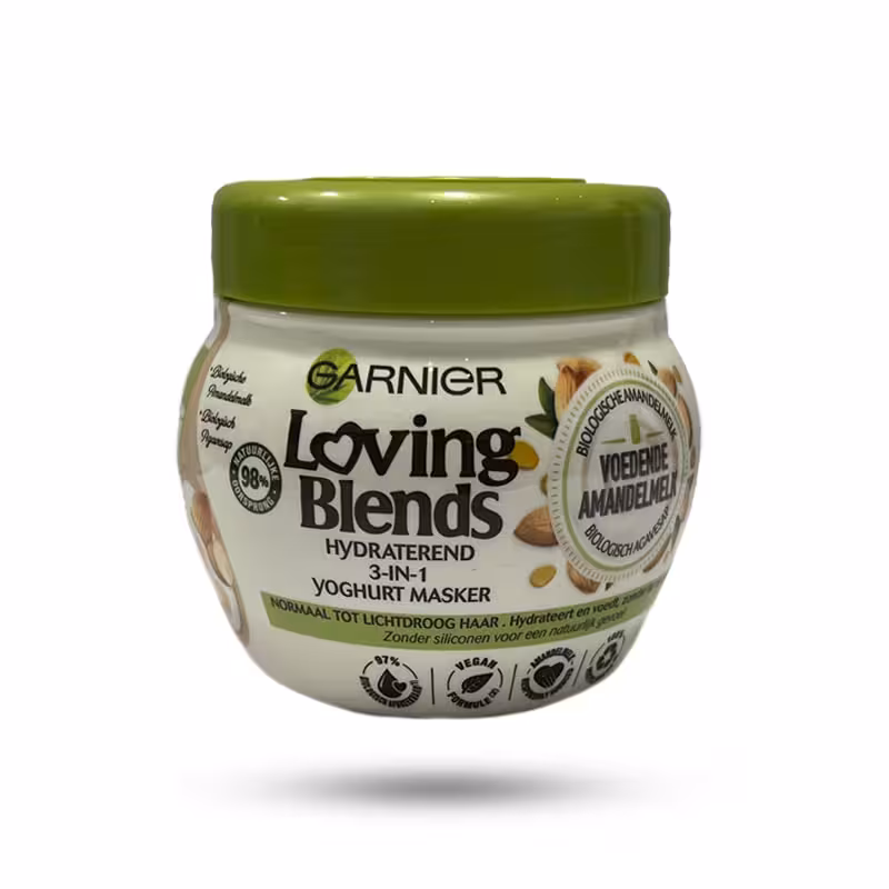 ماسک مو آبرسان شیر بادام و آب آگاو گارنیر مناسب موهای معمولی تا کمی خشک 300 میل