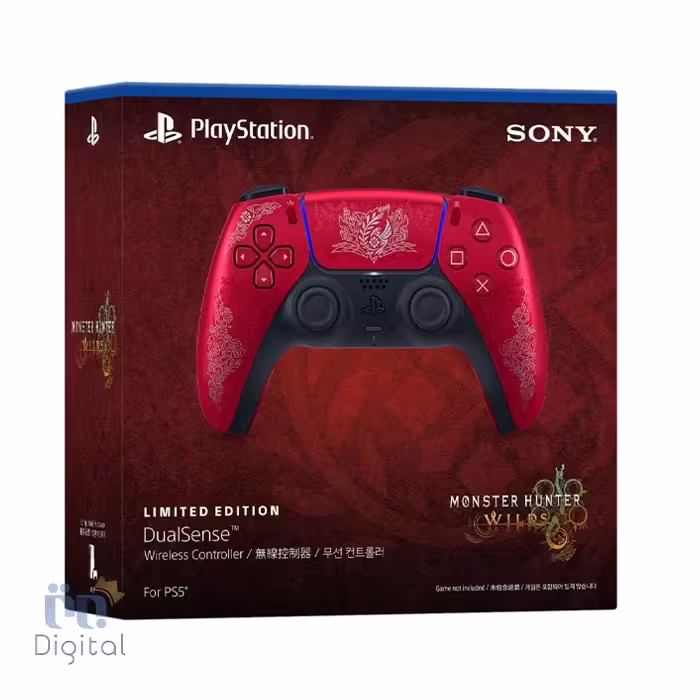 دسته بازی پلی استیشن 5 مدل DualSense نسخه محدود Monster Hunter Wilds