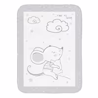 پتو سایز 80*110 کیکابو طرح  موش