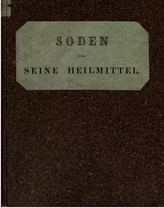 خرید و دانلود نسخه کامل کتاب Soden und seine Heilmittel ; für Ärzte dargestellt