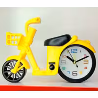 ساعت رومیزی زنگدار موتور و دوچرخه ( زنگ دار ) 1