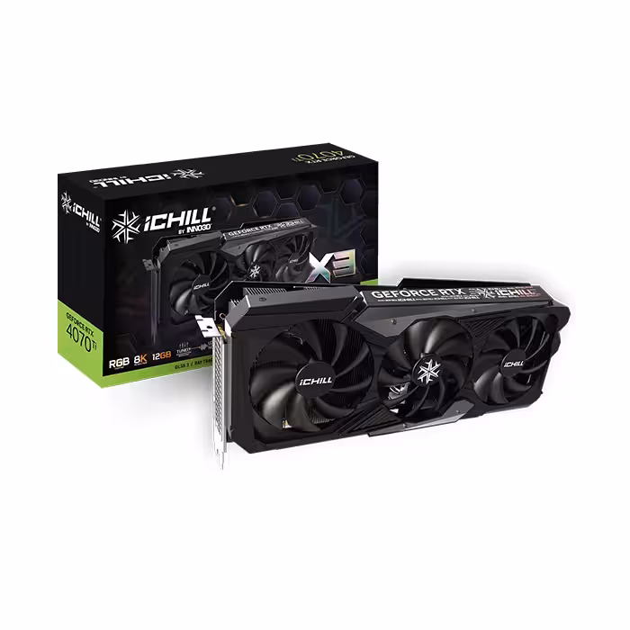 کارت گرافیک اینوتریدی GeForce RTX 4070 TI ICHILL X3 12GB