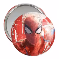 آینه جیبی خندالو مدل مرد عنکبوتی Spider Man  کد 2376