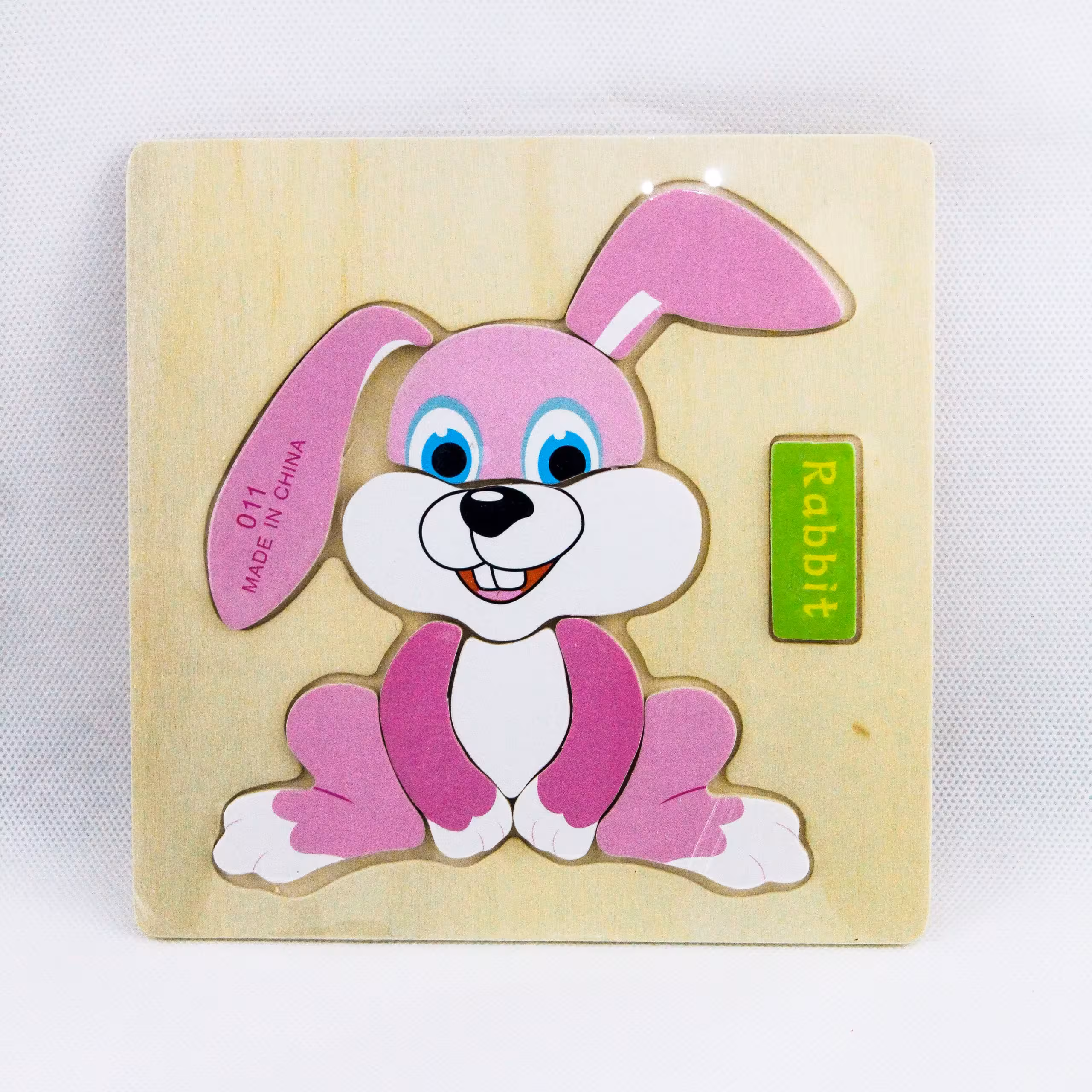 پازل چوبی آموزش زبان انگلیسی (خرگوش)