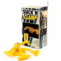 گیره کلمپ 6 عددی زرد مدل 10753